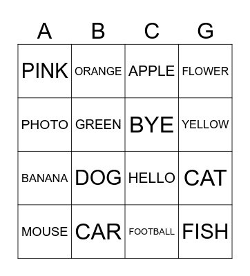 You can do it! Bingo Card