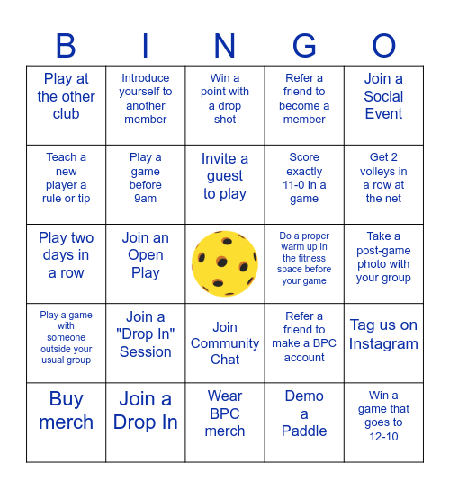 Boston Pickle Club Bingo Card