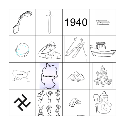 Snow Treasure Bingo Card