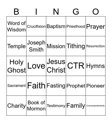 CONFERENCE BINGO Card