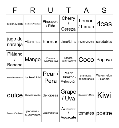 Juego de bingo Card