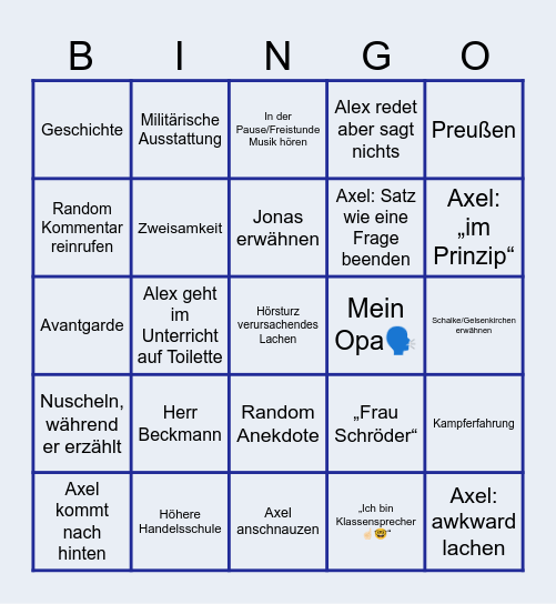 Ette und Ettes Ette 2 Bingo Card
