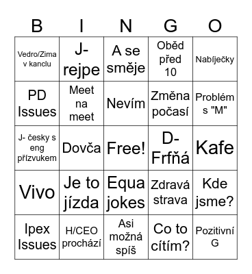 SOS 3 Bingo Card