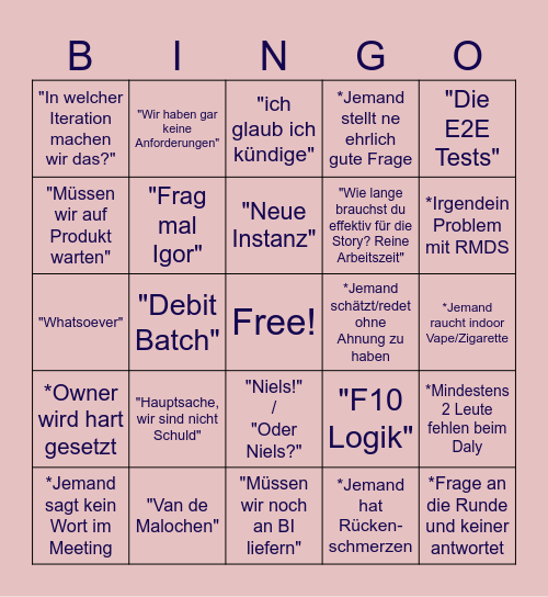 IPM Bingooooo Bingo Card