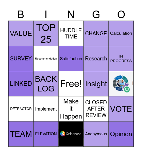 NPS DAY BINGO Card