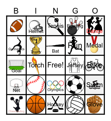 Sports Bingo Card