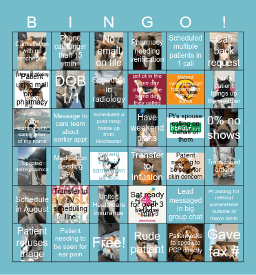 Axel's B-day Bingo Card