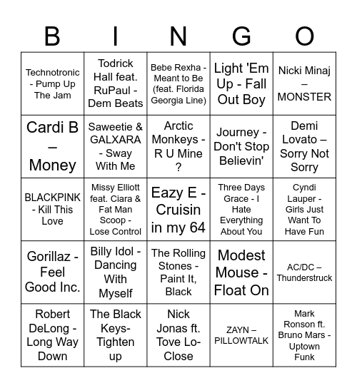 Bri's Bingo Birthday Bingo Card