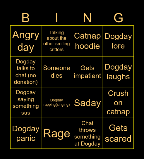 Gabe_va bingo Card
