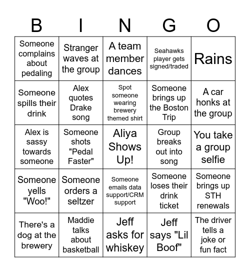 BSA Bingo Card