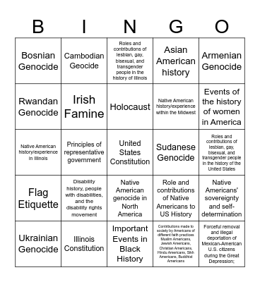 Covered Cover All Bingo Card