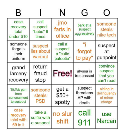 AP Bingo!!! :) Bingo Card
