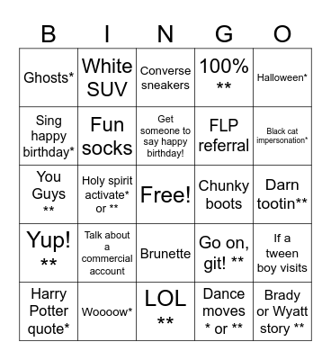 Sarah S Birthday Bingo Card