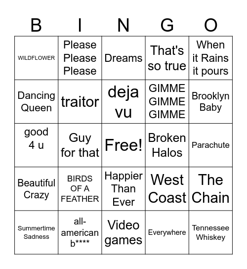 HAPPY BIRTHDAY DANI Bingo Card