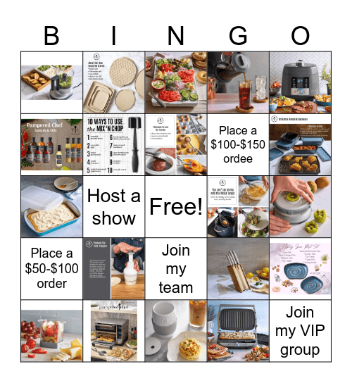 Product Bingo Card