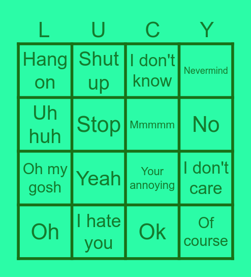 Apple phrases bingo Card