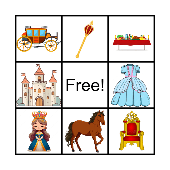 Kings and Queens Bingo Card