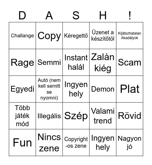 Ratyi geometry Bingo Card
