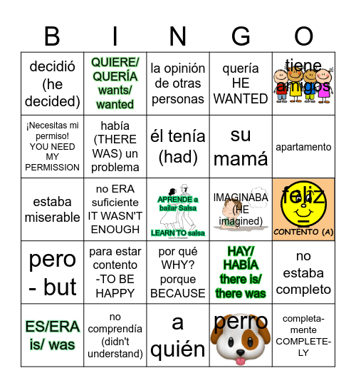 Bart quería un gato Bingo Card
