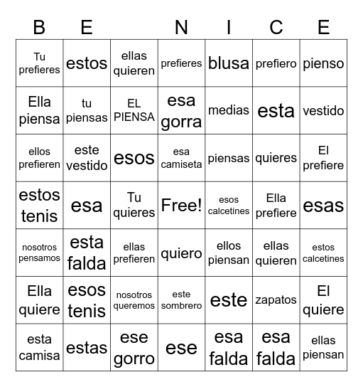 7A Algo mas Bingo Card