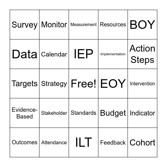 SCEP TO IT! Bingo Card