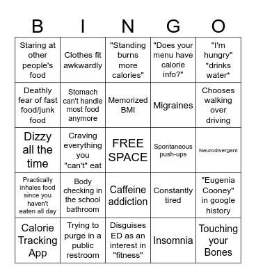 Ana Bingo Card