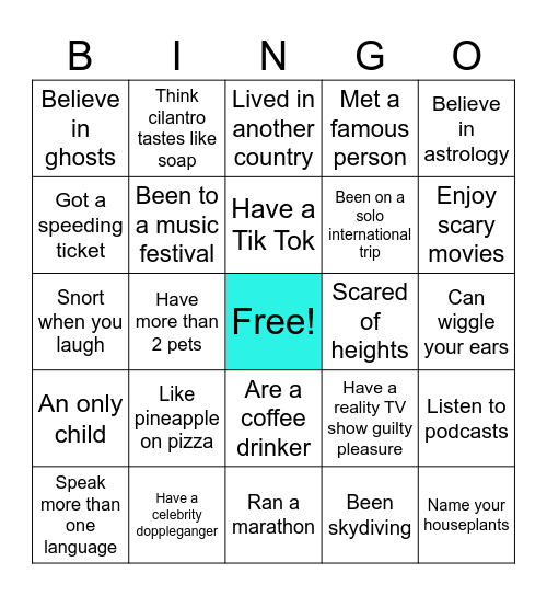 iProspect PMO Bingo Card