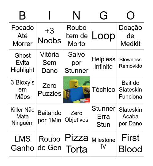 [Forsaken] Noob Bingo Card
