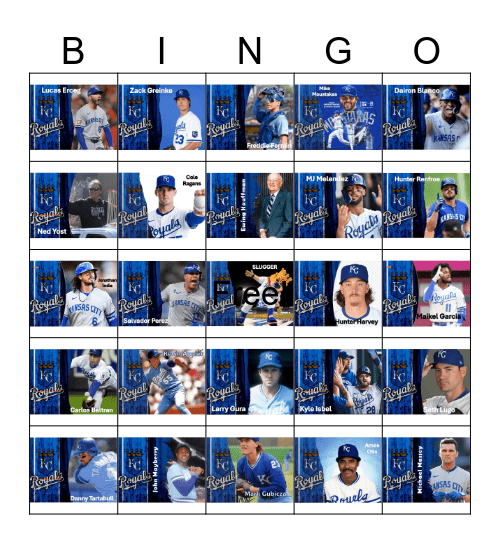 Royals Opener 2025 Bingo Card