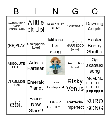 Random Sogn Bingo Card