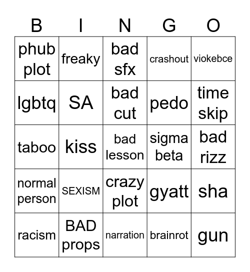 tmrw teachgingh Bingo Card