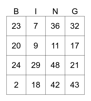 Loteria de Leo Bingo Card