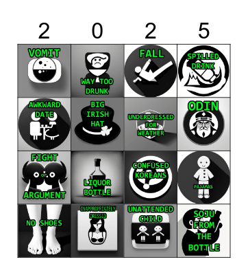 St. Patrick's Day Bingo Card