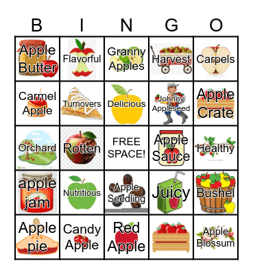 APPLES, Delma Bingo Card