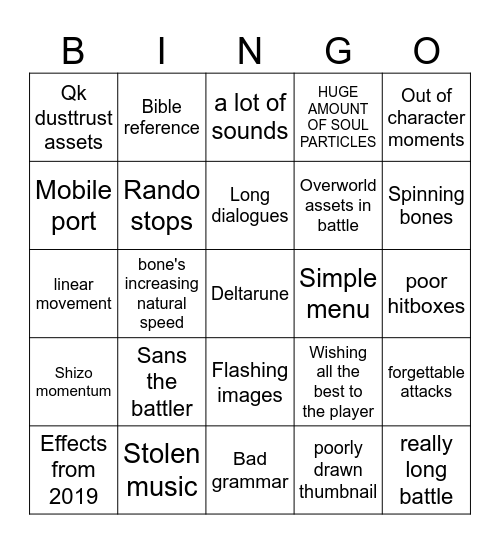 Azzy's game bingo Card