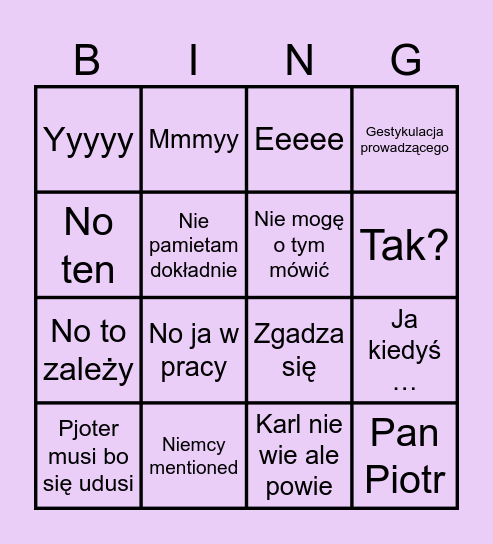 Bingo dsw Bingo Card