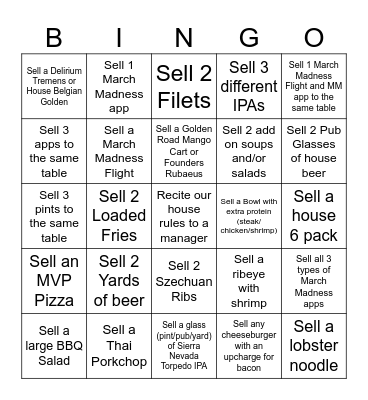 March Madness Bingo (Bonus points for teams!) Bingo Card