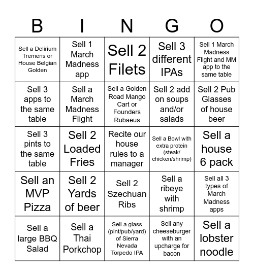 March Madness Bingo (Bonus points for teams!) Bingo Card