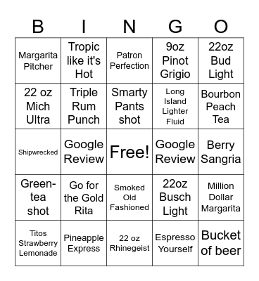 LBW BINGO Card