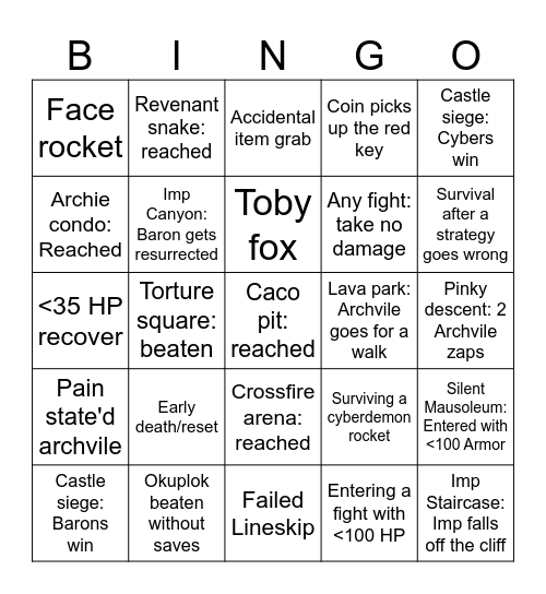 Okuplok Bingo V3 Bingo Card