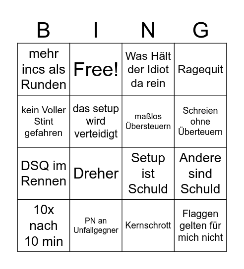 Kröpelin Bingo Card