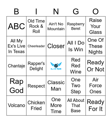 C.R.A.V.O. BINGO Card