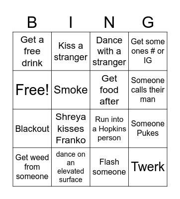 PUERTO RICOOO Bingo Card