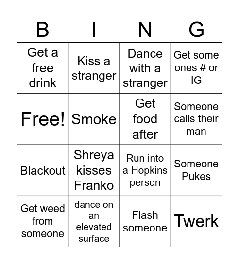 PUERTO RICOOO Bingo Card