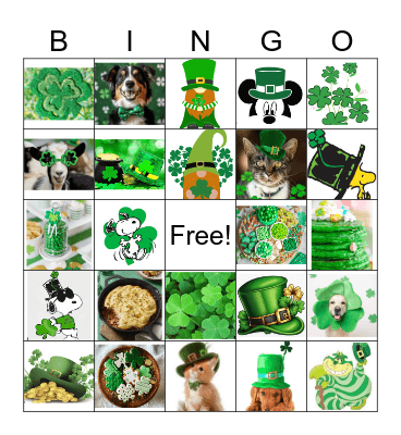 St. Patrick's Day BINGO Card