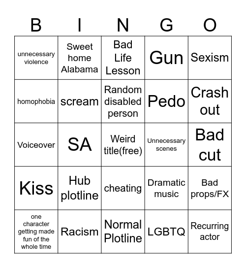 Tomorrows teachings bingo Card