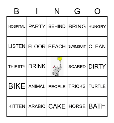 Unit 3 : Bingo Card