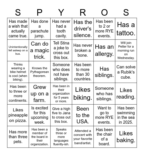 THE BEST BINGO EVER Bingo Card
