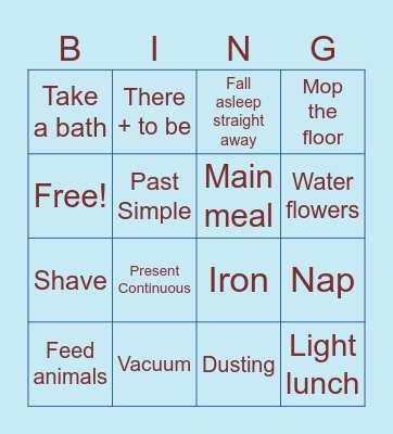 Kirill + Jasmine Maratovna Bingo Card