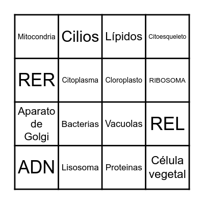 La Célula Bingo Card